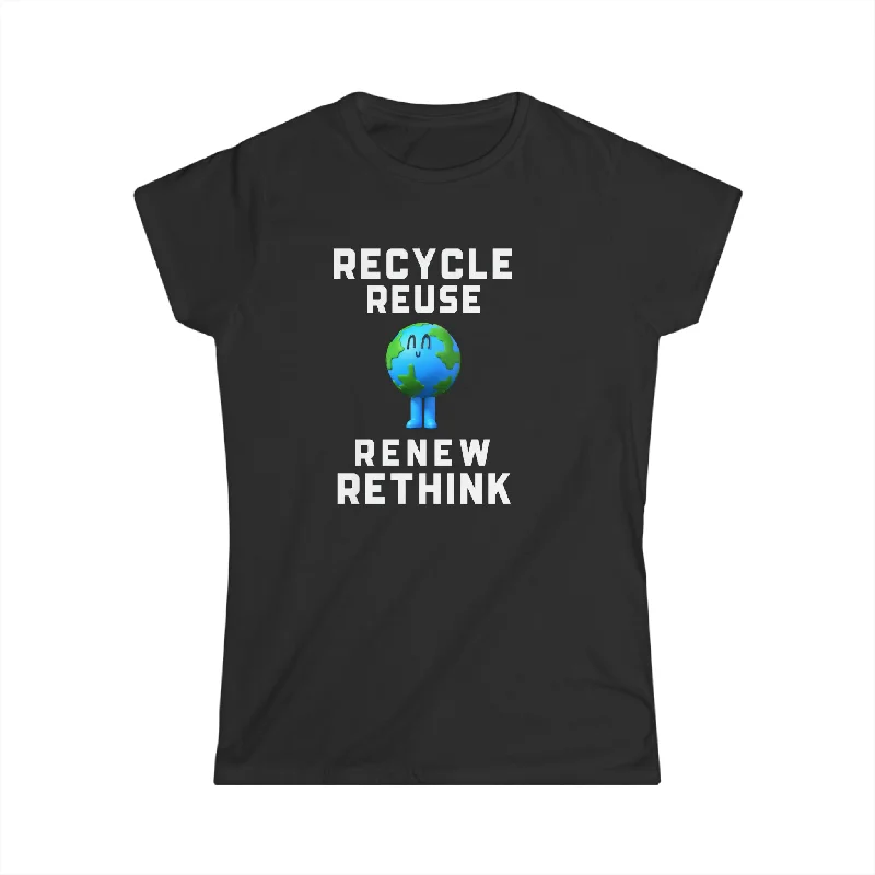 Earth Day Shirt Environment Logo Vintage Environmental T-Shirt Gift Shirts for Women Sequined Glittery Shiny
