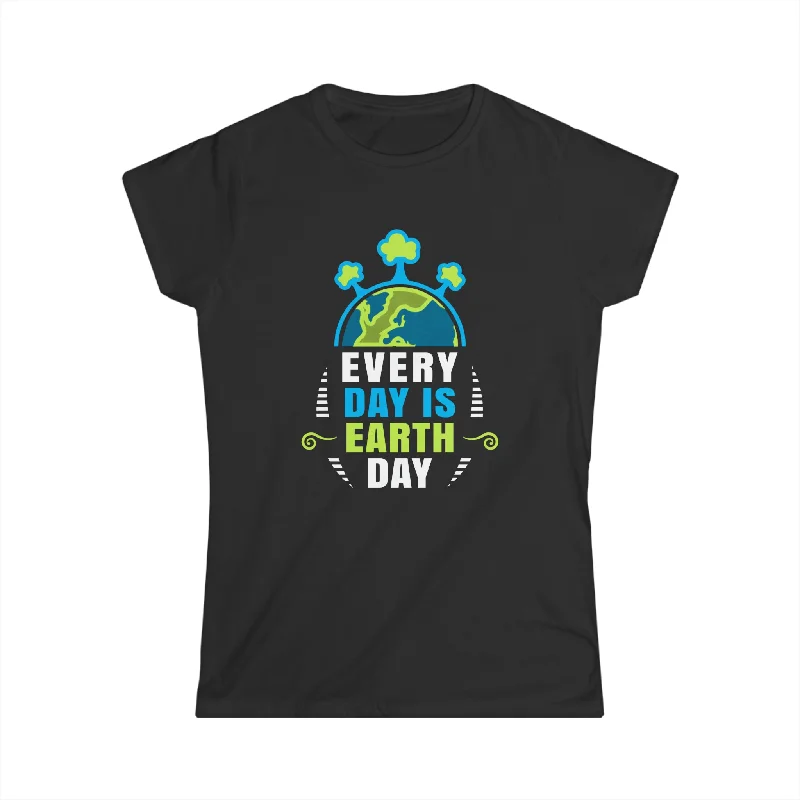 Funny Earth Day Quote Earth Cool Happy Earth Day T-Shirt Earth Day Women Tops Elasticated Padded Insulated