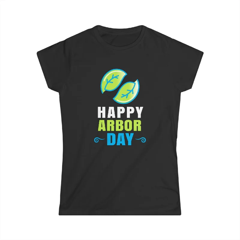 Happy Arbor Day Shirt Outfit for Earth Day Plant Trees Womens Shirt Zippered Buttoned Snapped