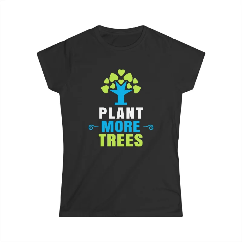 Happy Arbor Day Shirt Plant Trees Cool Earth Day Arbor Day Womens T Shirt Cashmere Blend Cotton Blend Poly Blend