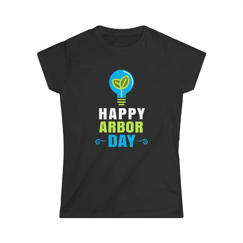Happy Earth Day Shirts Happy Arbor Day TShirt Earth Day Shirts for Women Hooded Caped Shawl Collar