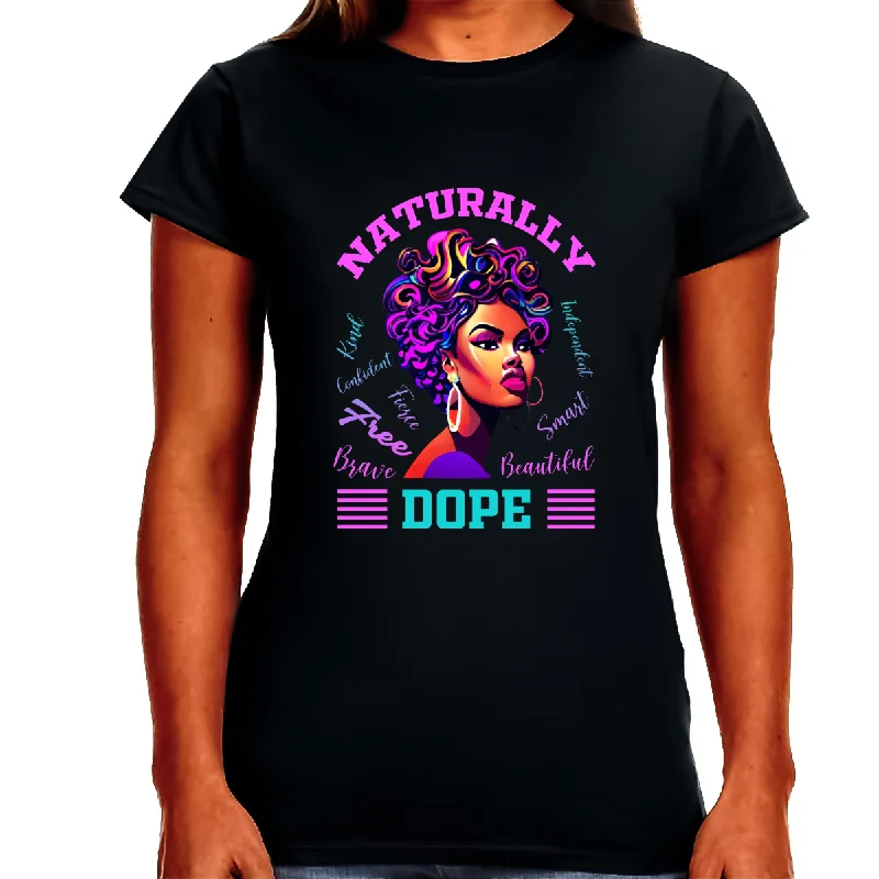 Juneteenth T-shirt for Women Freedom Day Womens Black Pride Melanin Tee Terry Blend Velvet Blend Canvas Blend