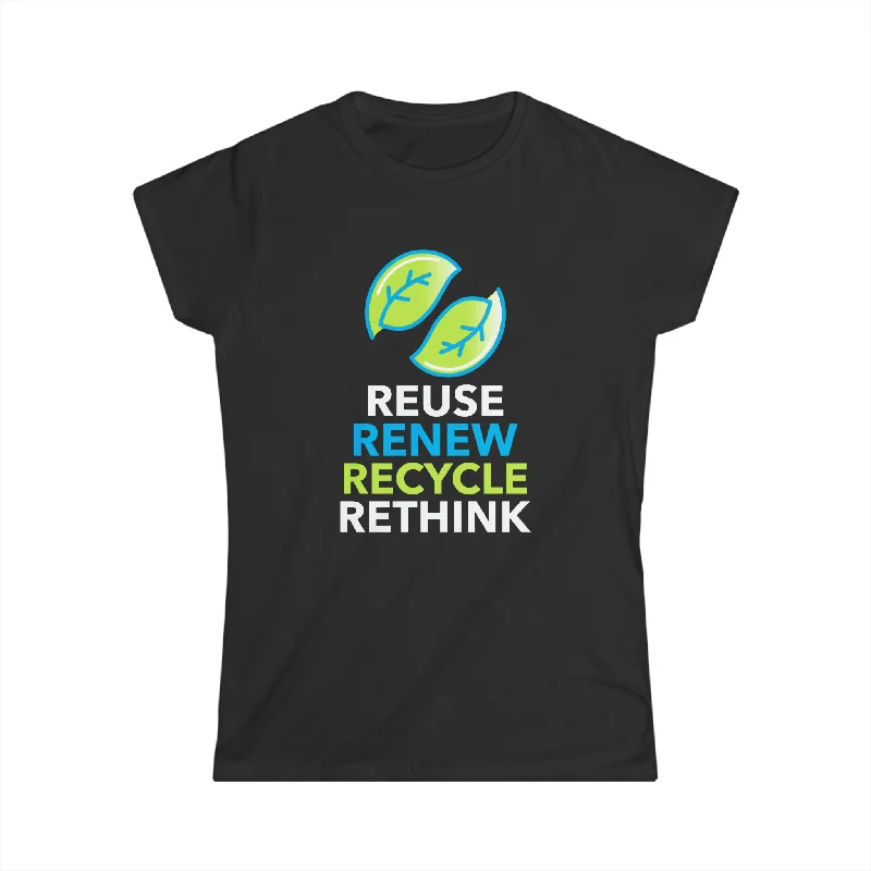 Planet Earth Environment Symbol T-Shirt Environmentalist Activism Environment Womens Shirts Machine Wash Dry Clean Hand Wash
