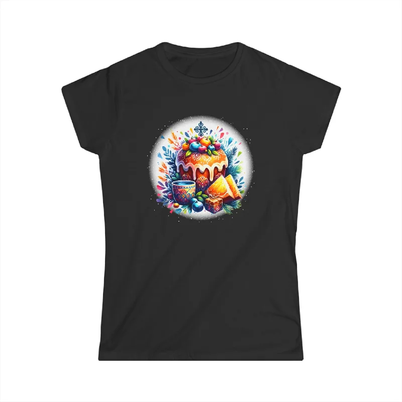 Russian Greek Byzantine Orthodox Cross He Is Risen Easter Women Shirts Asymmetrical Pockets Print