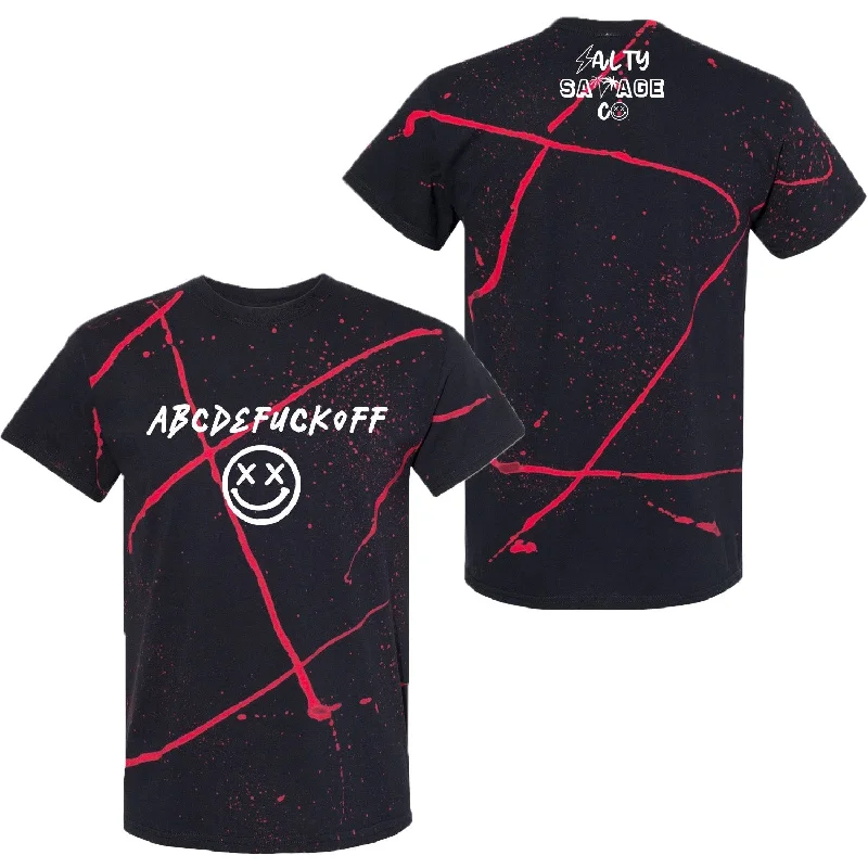Black Red Splatter