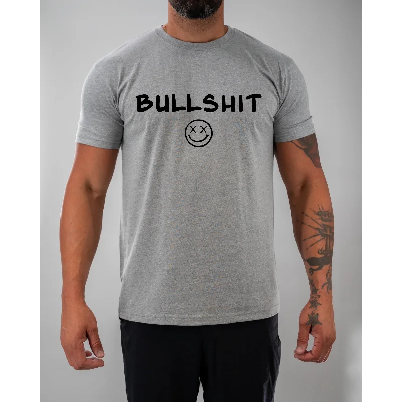 Salty Savage Unisex "Bullshit" OG Smile Tee Handmade Hand-knitted Hand-woven