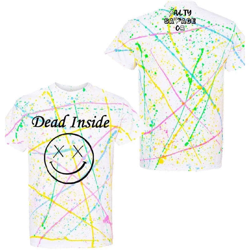 White Rainbow Splatter