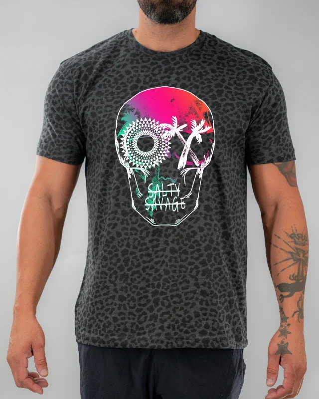 Salty Savage Unisex "Dead N' Gone" Tee Welt Pockets Slit Pockets Flap Pockets