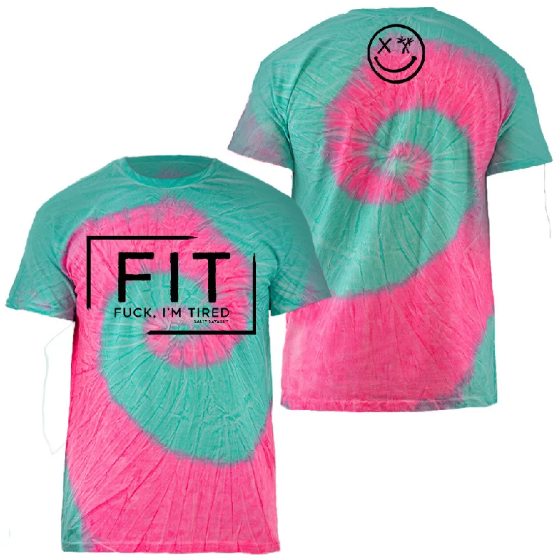 Pink Mint Tie Dye
