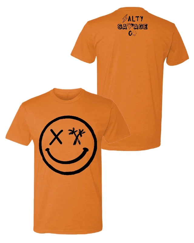 Salty Savage Unisex "Spliced Smile" Tee Iron Safe Non-Iron Wrinkle Free