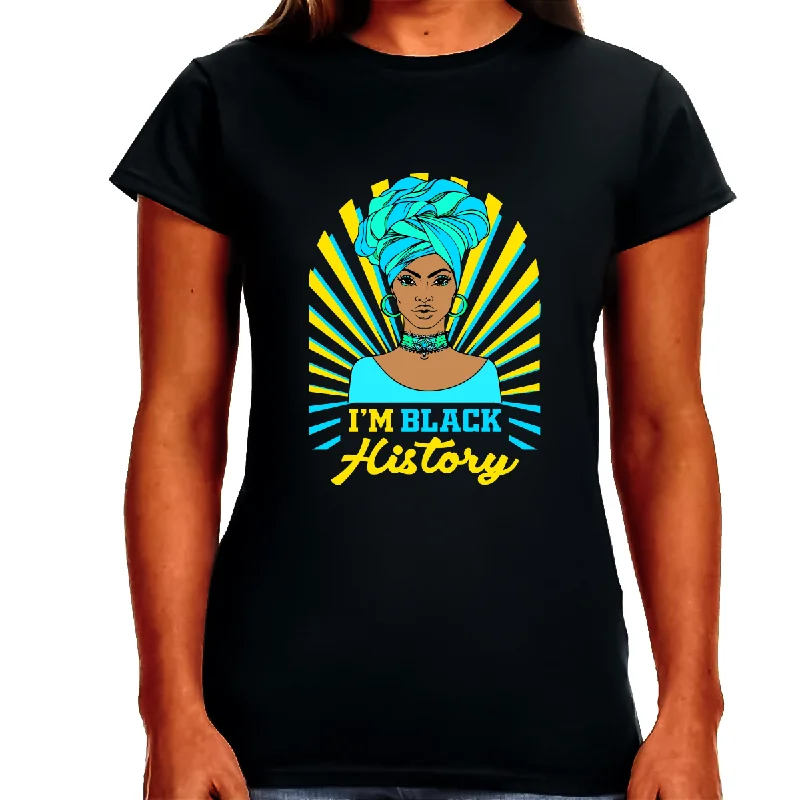 Black History Month Shirt for Women African American Shirts Black History T-Shirt Hooded Caped Shawl Collar