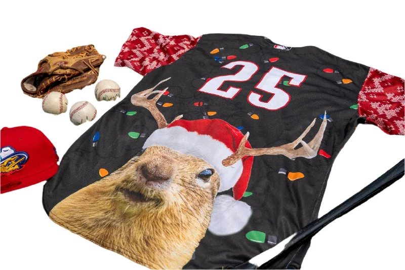 Amarillo Sod Poodles 2024Christmas In July Signed Jersey Minimalist Jersey Tee