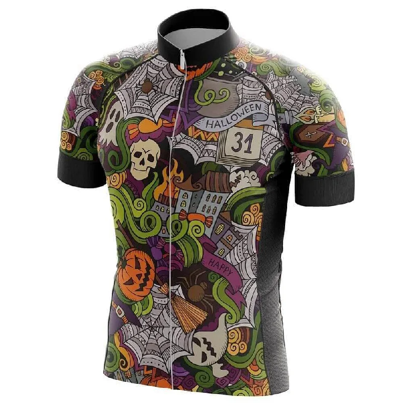 31st October Halloween Cycling Jersey Cotton Jersey Tee
