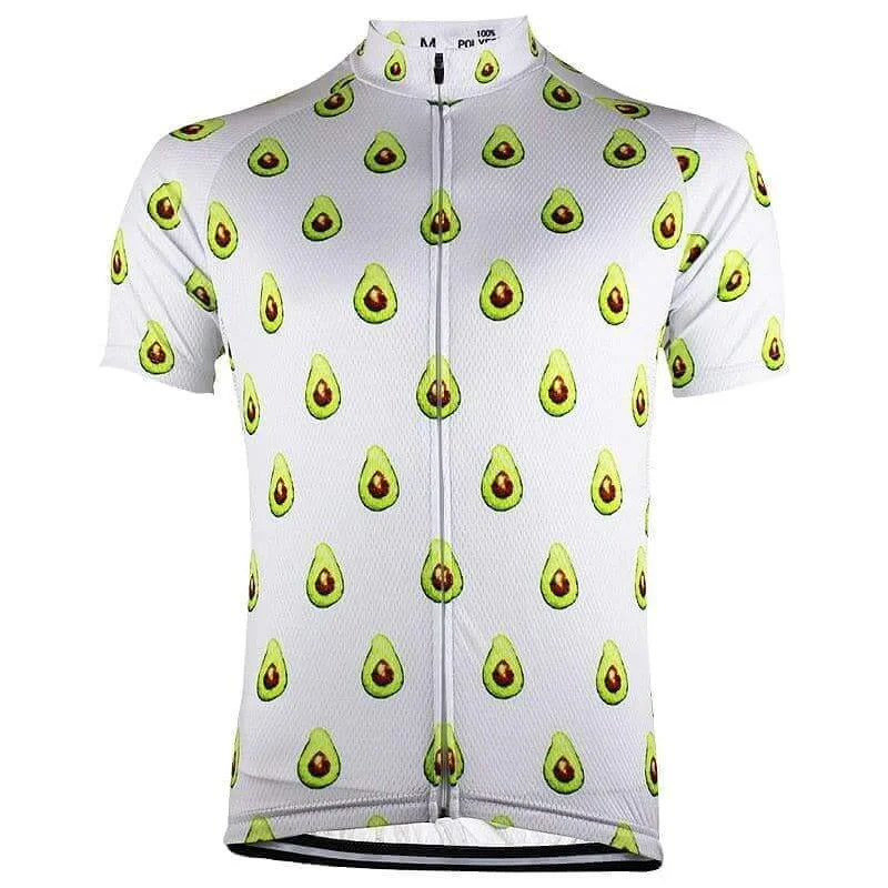 Avocado Pattern Cycling Jersey Affordable Jersey Tee