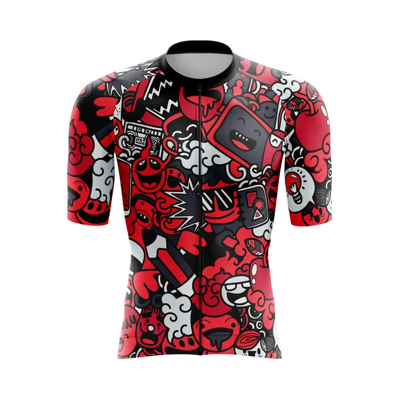 Doodle Aero Jerseys (V4) Striped Jersey Top