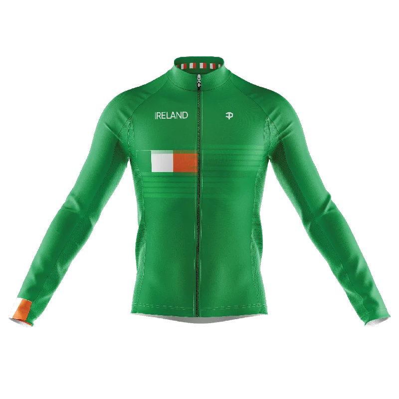 Ireland V3 Long Sleeve Cycling Jersey Long Sleeve Jersey Tee