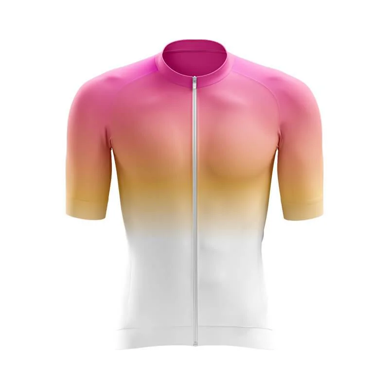 Pink Yellow & White Gradient Aero Jerseys Party Jersey Tee