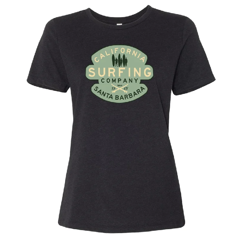 Santa Barbara Surfing Company Women's Relaxed Jersey Tee Autumn Jersey Shirt