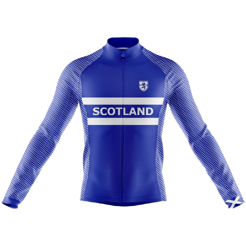 Scotland V2 Long Sleeve Cycling Jersey Travel Jersey Tee