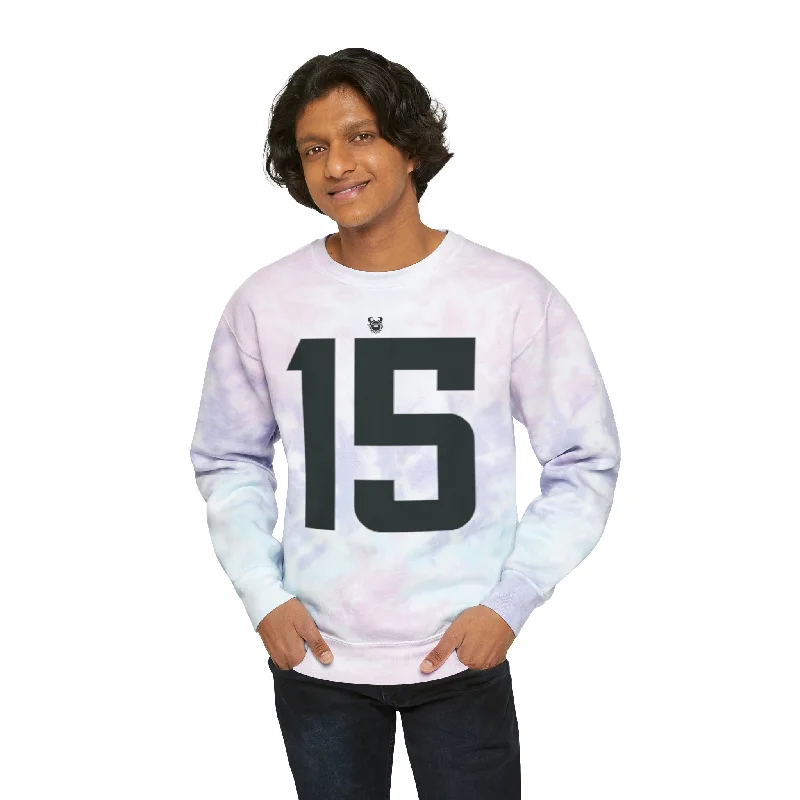 Tie-Dye Crewneck - Jersey #15 Round Neck Jersey Tee