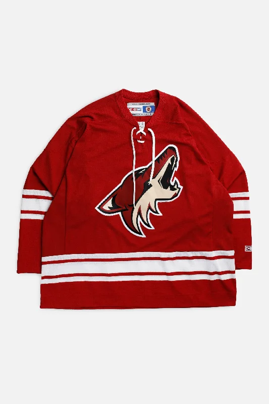 Vintage Arizona Coyotes NHL Jersey - XXL Sky Blue Jersey Tee