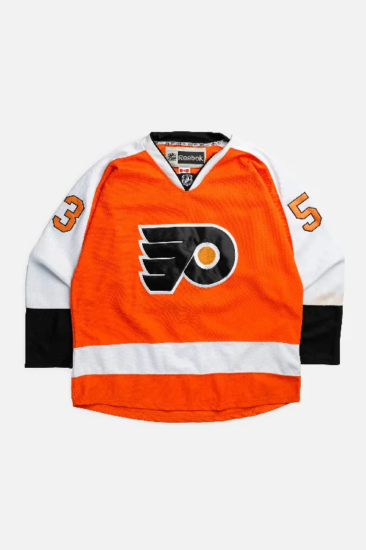 Vintage Philadelphia Flyers NHL Jersey - XXL Patterned Jersey Tee