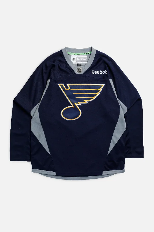 Vintage St. Louis Blue NHL Jersey - L Premium Jersey Tee