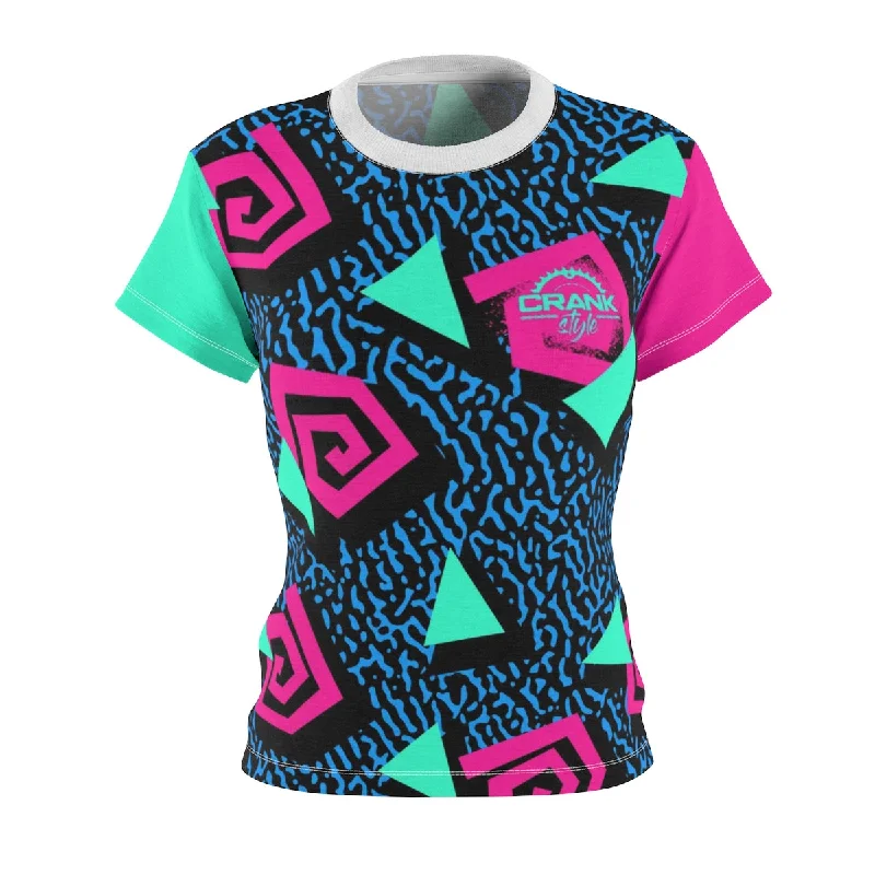 Women's 80's MTB Jersey V Neck Jersey Blouse