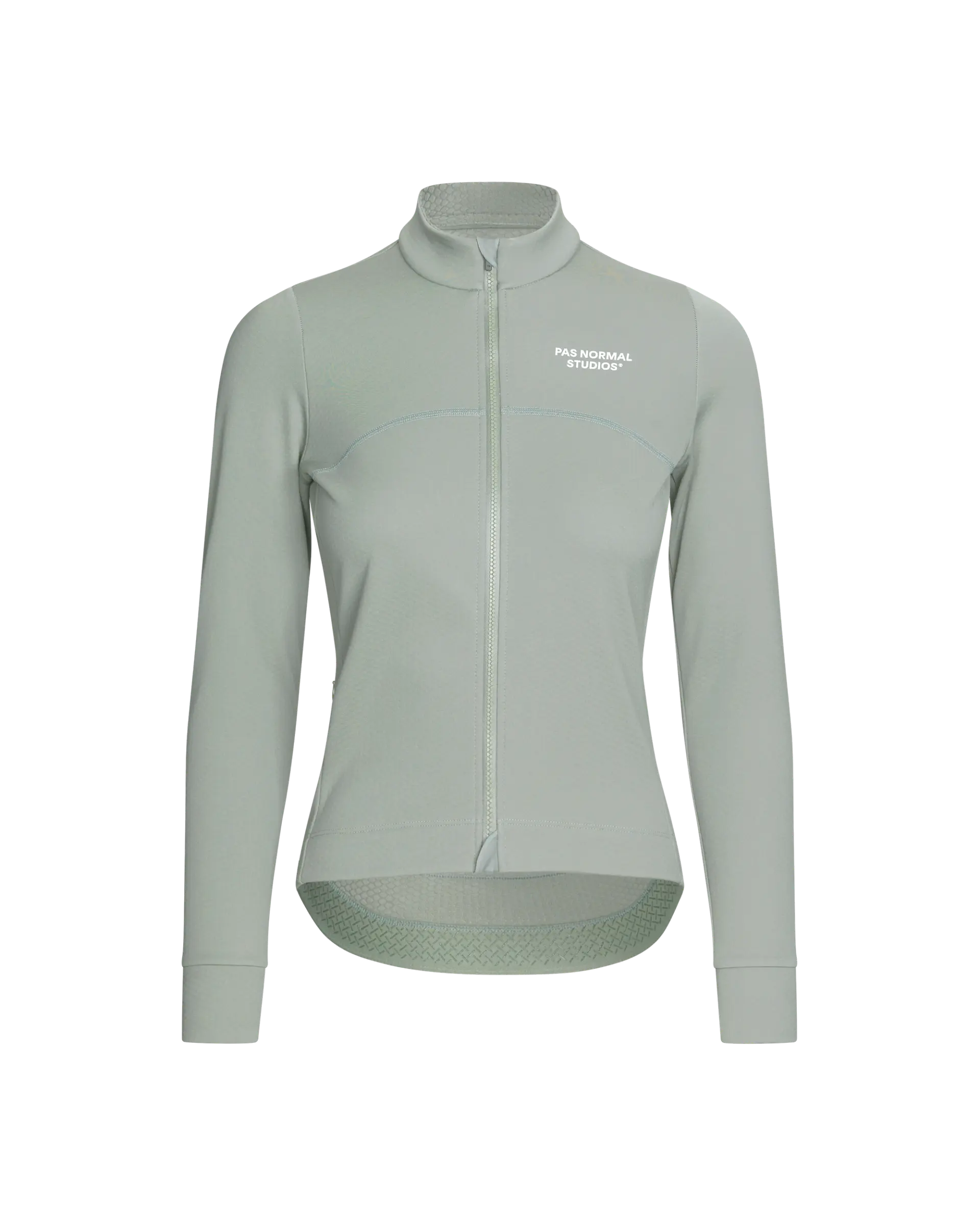 Women's Essential Thermal Long Sleeve Jersey — Dark Celeste Polo Neck Jersey Top