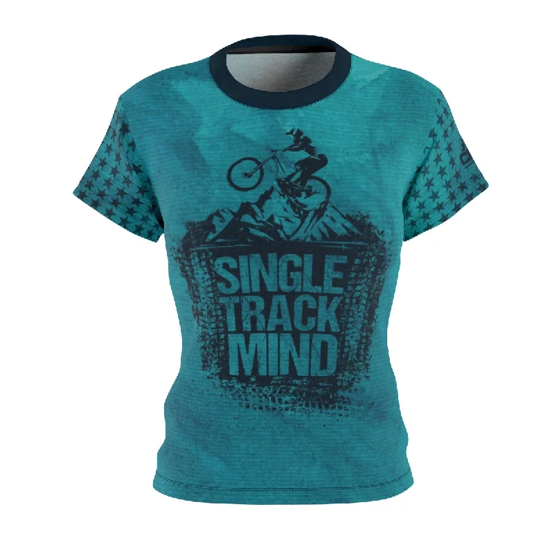 Women's STM MTB Jersey Burgundy Jersey Tee
