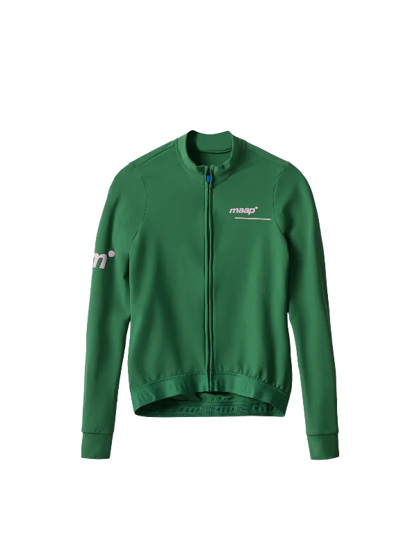 Women's Training Thermal LS Jersey - Verdant Green Silk Jersey Blouse